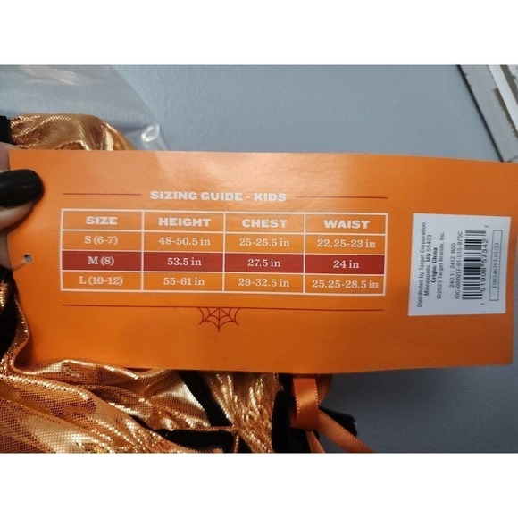 Kids' Fancy Witch Halloween Costume Dress SIZE Medium 8 Hyde & EEK! NEW with Hat - Picture 11 of 11